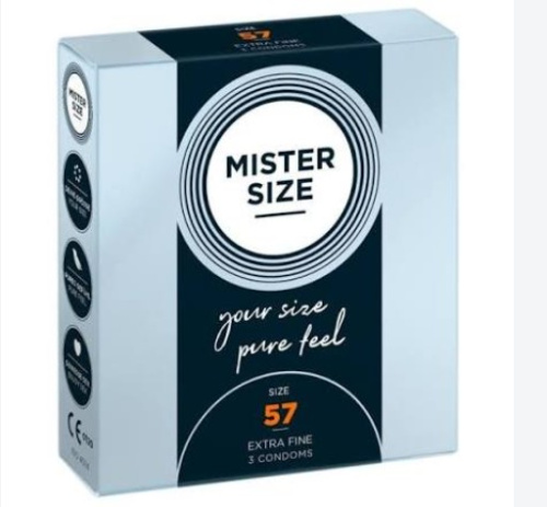 Презервативы MISTER SIZE 57,  3 шт