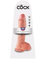 5509-21 PD / Фаллоимитатор-гигант King Cock 10 Cock with Balls