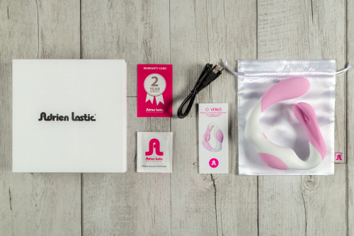 Вагинально-клиторальный стимулятор "O Venus", розовый фото 6