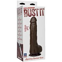 735-03 BX DJ / Фаллоимитатор с семяизвержением Bust It - Squirting Realistic Cock - Chocolate