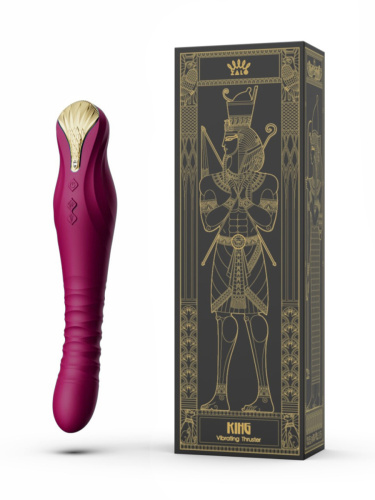 Универсальный вибратор KING,фиолетовый, Zalo фото 6