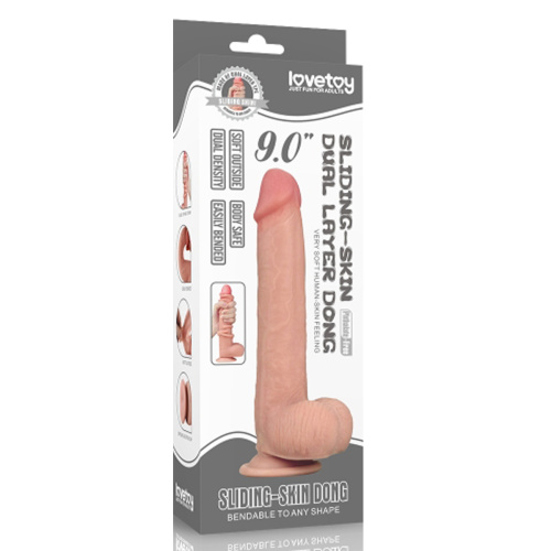 Фалоимитатор реалистик Skinlike Soft Cock 9 317003 LV фото 9