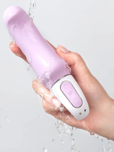 Satisfyer Вибратор из силикона Satisfyer Vibes Charming Smile 18.7 см, сиреневый фото 6
