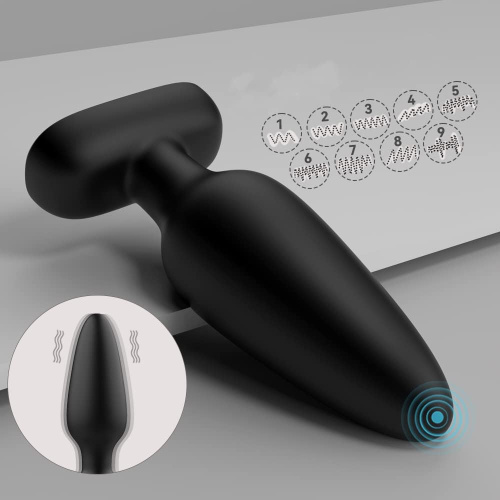 Анальная пробка VISUAL RIVET с вибрацией  фото 4