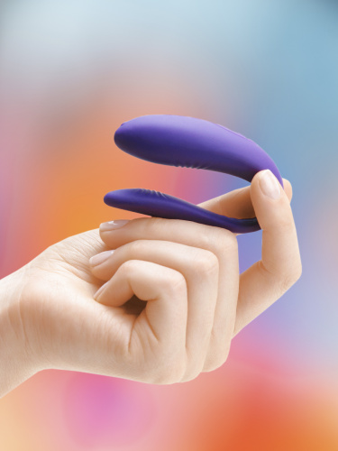 We-Vibe Вибратор для пар из силикона Unite 2.0 7.4 cм, фиолетовый фото 10