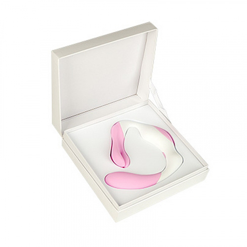 Вагинально-клиторальный стимулятор "O Venus", розовый фото 3