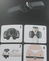 Ремневой страпон набедренный,ZALO черный