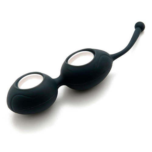 Вагинальные шарики со смещенным центром тяжести  " Silicone Ben Wa Balls " черные
