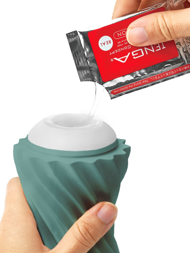 Мастурбатор Tenga Flex Fizzy Green фото 8