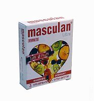 Презервативы Masculan Ultra 1, 3 шт. Тутти-Фрутти