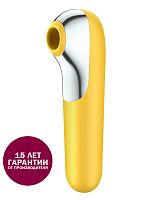 Satisfyer Стимулятор клитора вакуум-волновой Dual Love J2018-99, желтый