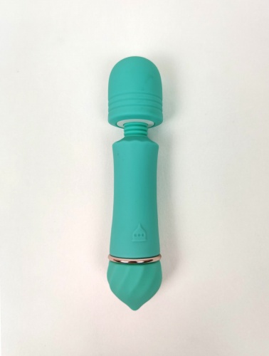 МИНИ ВИБРОМАССАЖЕР QIQI бирюзовый