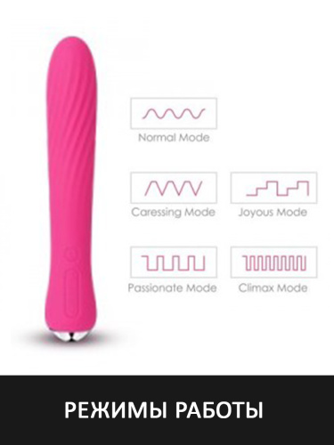 Вибратор с функцией подогрева "Anya", красная слива SVAKOM фото 9