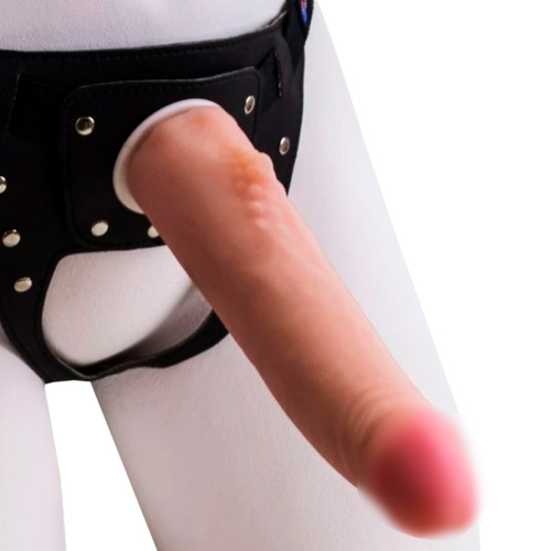 Фаллоимитатор-неоскин с поясом "Harness" (strap-on) 732103 RU фото 5