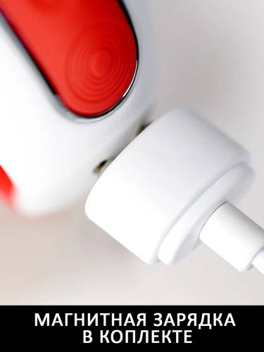 Satisfyer Вибратор Power Flower с лепестками 18.8 см, красный фото 11