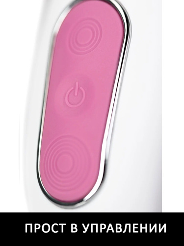 Satisfyer Вибратор силиконовый Petting Hippo с загнутым кончиком 22.9 см, розовый фото 10