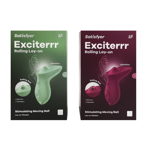 Вибростимулятор Exciterrr, бордо фото 10