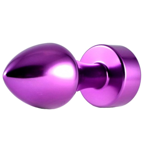 Сиреневая втулка с прозрачным кристаллом Color Aluminium 005 L RO LV  фото 2