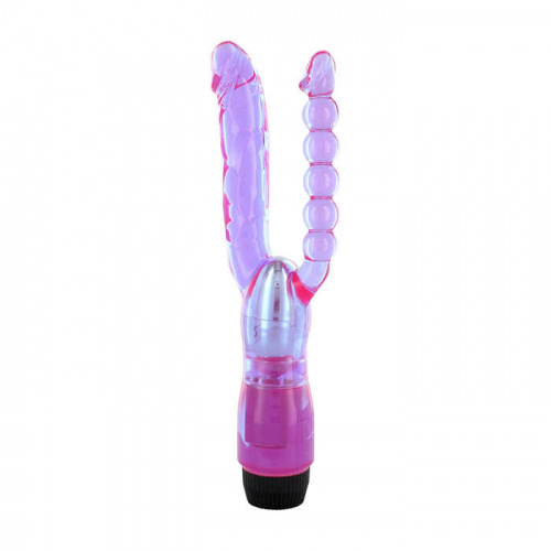 Вибратор двойной Xcel Double Penetrating Vibrator, фиолетовый