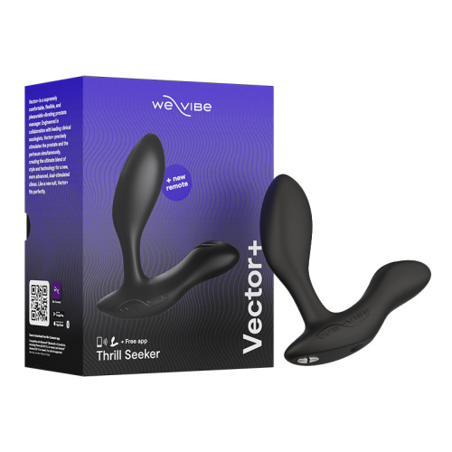 Вибратор We-Vibe Vector+ Черный SNVC2SG9 фото 12