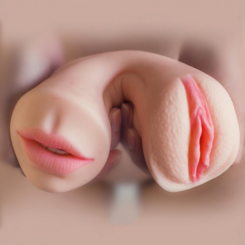 Мастурбатор вагина и ротик с язычком и гландами