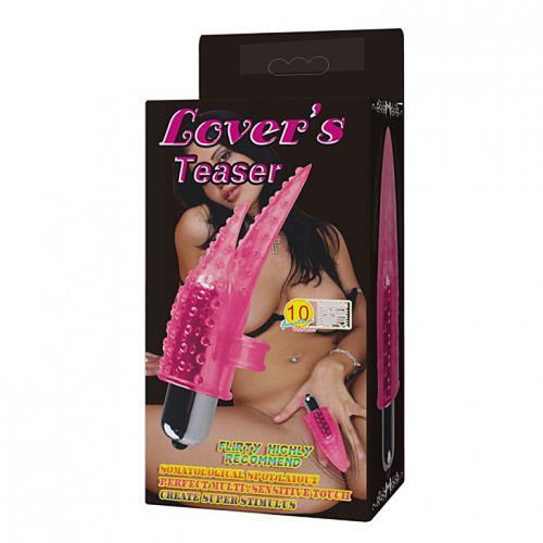 Вибростимулятор клитора Lover's teaser, розовый фото 6