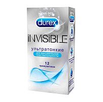 Дюрекс-12 Invisible презервативы ультратонкие