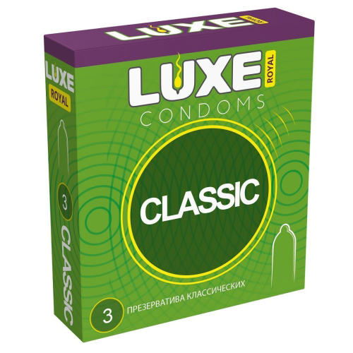 Презервативы LUXE ROYAL Classic 3шт