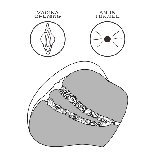 Мастурбатор вагина-анус Streetgirl's #4  352008 LV фото 9