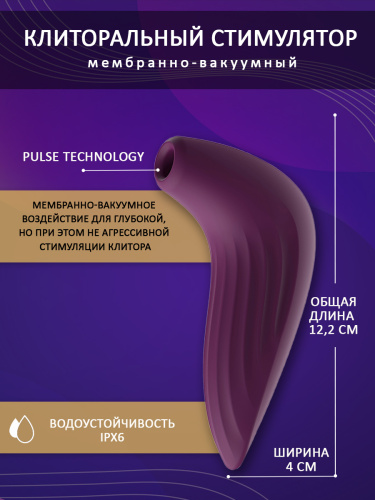Pulse Union Мембранно-вакуумный клиторальный стимулятор Svakom фото 2