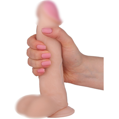 Фаллоимитатор неоскин на присоске BEST COCK 7" фото 5