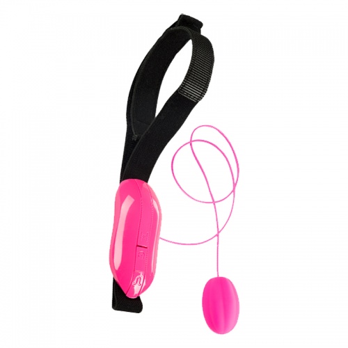 Виброяйцо "Play Ball" с пультом управления, розовое