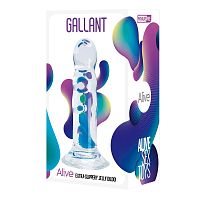 20730 / Фаллоимитатор на присоске Gallant Jelly Dildo прозрачный