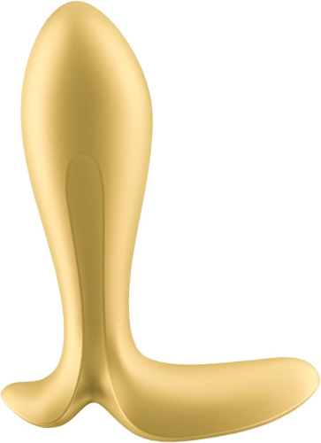 Золотистый анальный вибростимулятор Intensity Plug 03245 фото 2