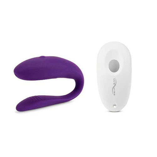 We-Vibe Вибратор для пар из силикона Unite 2.0 7.4 cм, фиолетовый фото 13