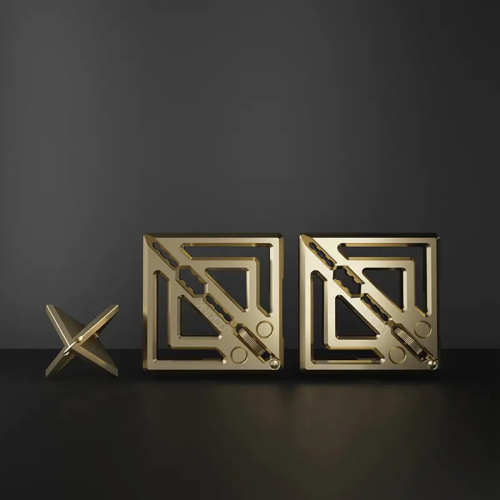 Дизайнерские зажимы на соски с подвеской LOCKINK  025-А-ZH фото 7