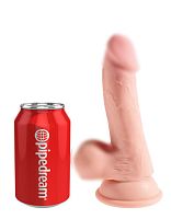 Фаллоимитатор на присоске Тройная плотность King Cock Plus 7.5 