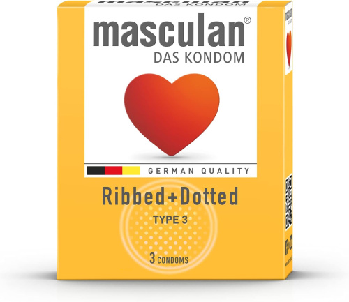 Презервативы Masculan Ribbed+Dotted №3 С колечками и пупырышками