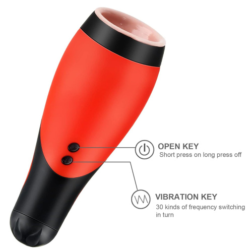 Мастурбатор с вибрацией белый T34-0702  фото 5