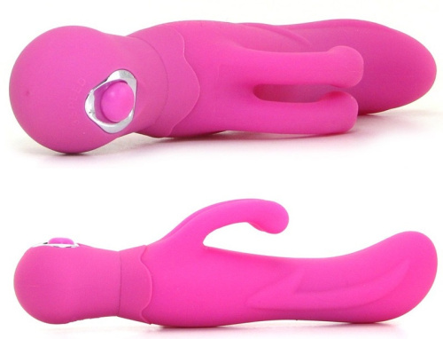 Вибромассажер "Silicone Thumper “G”, розовый фото 2