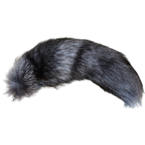 Втулка анальная с волчьим  хвостом 164-A-S+MPJ-091-ZP