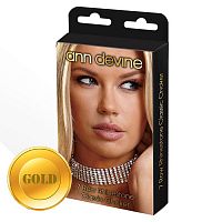 Ошейник из кристаллов "7 ROW RHINESTONE CLASSIC CHOKER" золотой
