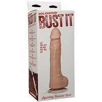 735-01 BX DJ / Фаллоимитатор реалистик с семяизвержением Bust It  Squirting Realistic Cock - Vanill