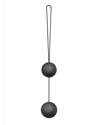Анальные шарики со смещенным центром тяжести черные 4641-23
