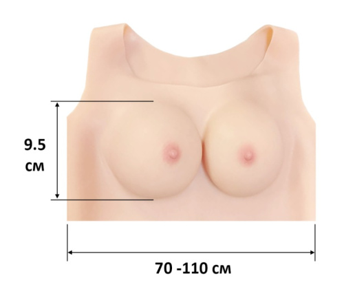  Груди с гелевым наполнением майка 3 размер фото 7