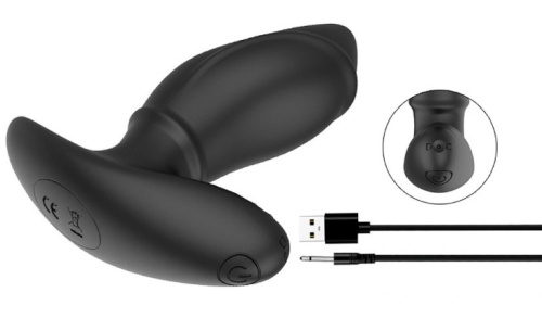 Анальный стимулятор c функцией роллинга Алекс