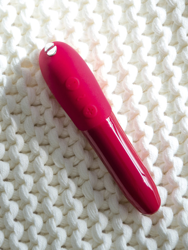 We-Vibe Вибропуля из силикона Tango X, 10 cм, вишнево-красный фото 9