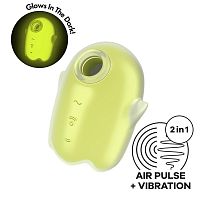 GLOWING GHOST CLITORIS SUCKER СВЕТИТСЯ В ТЕМНОТЕ 60064