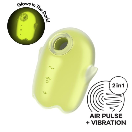 GLOWING GHOST CLITORIS SUCKER СВЕТИТСЯ В ТЕМНОТЕ 60064