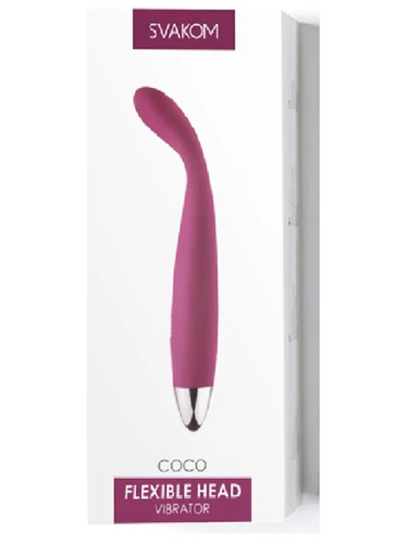 SVAKOM Вибратор из силикона Coco 18.2 см, violet фото 14
